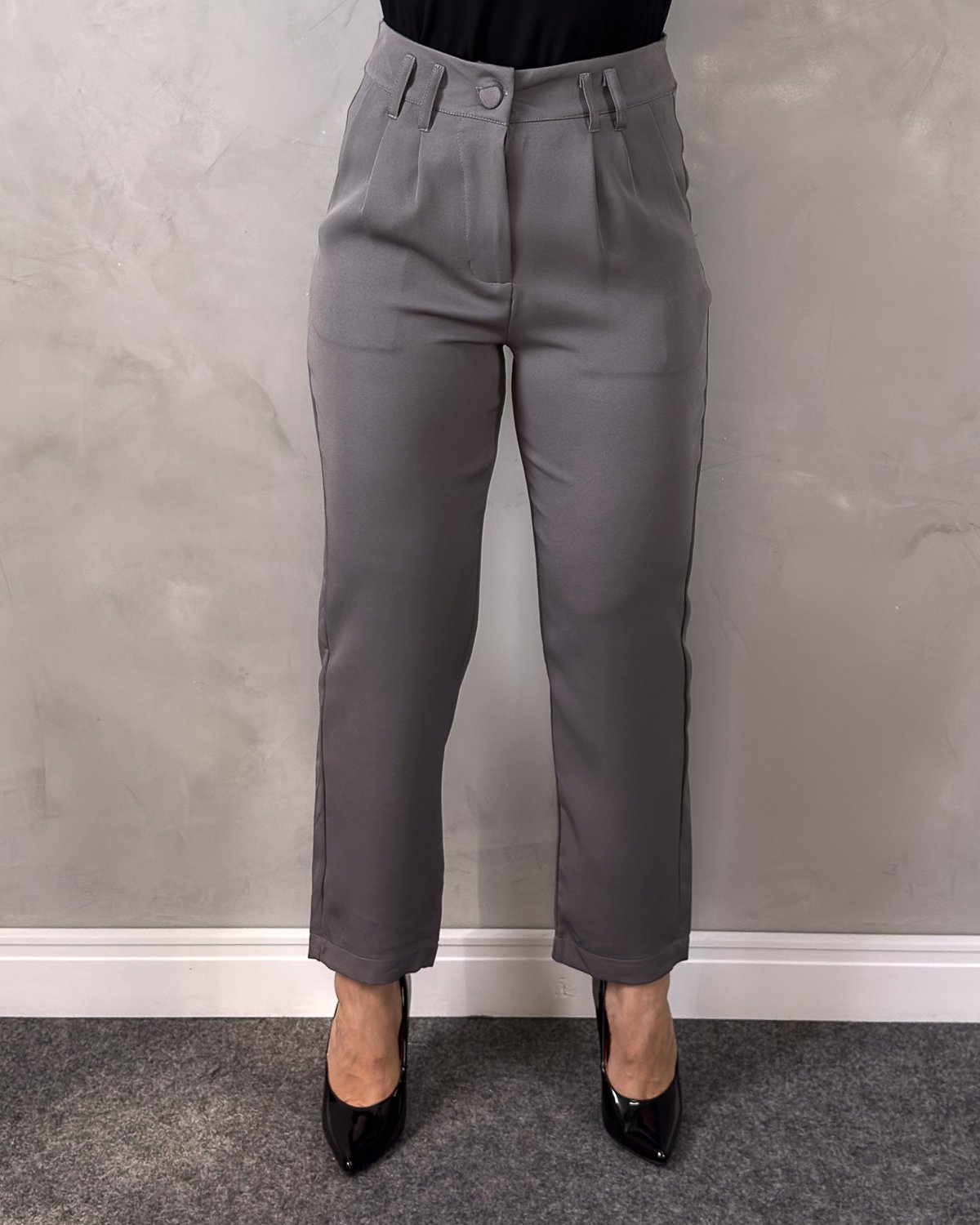 Calça de Alfaiataria Reta com Cintura Alta - Imagem 6