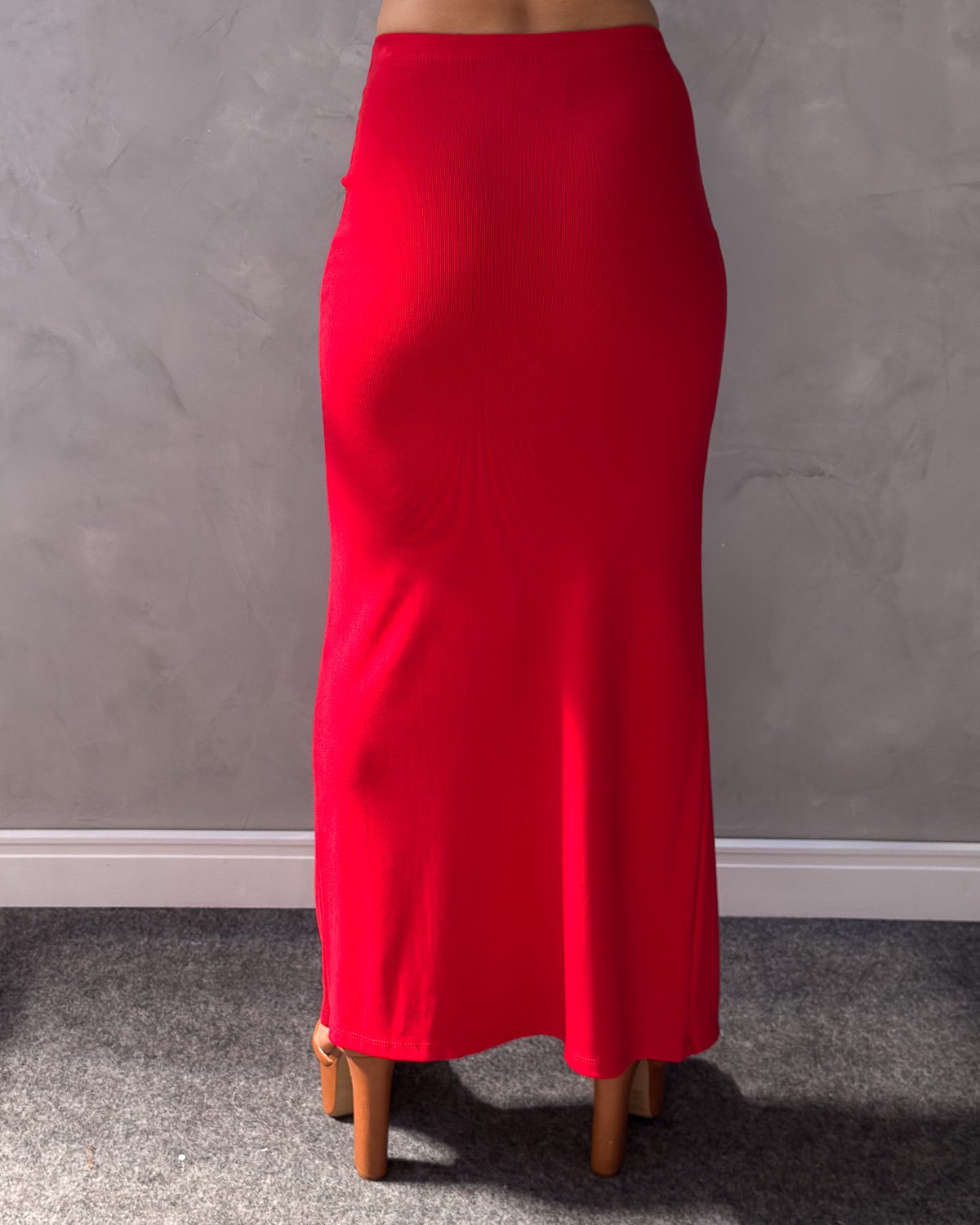Saia Longa com Fenda Rib - Imagem 3