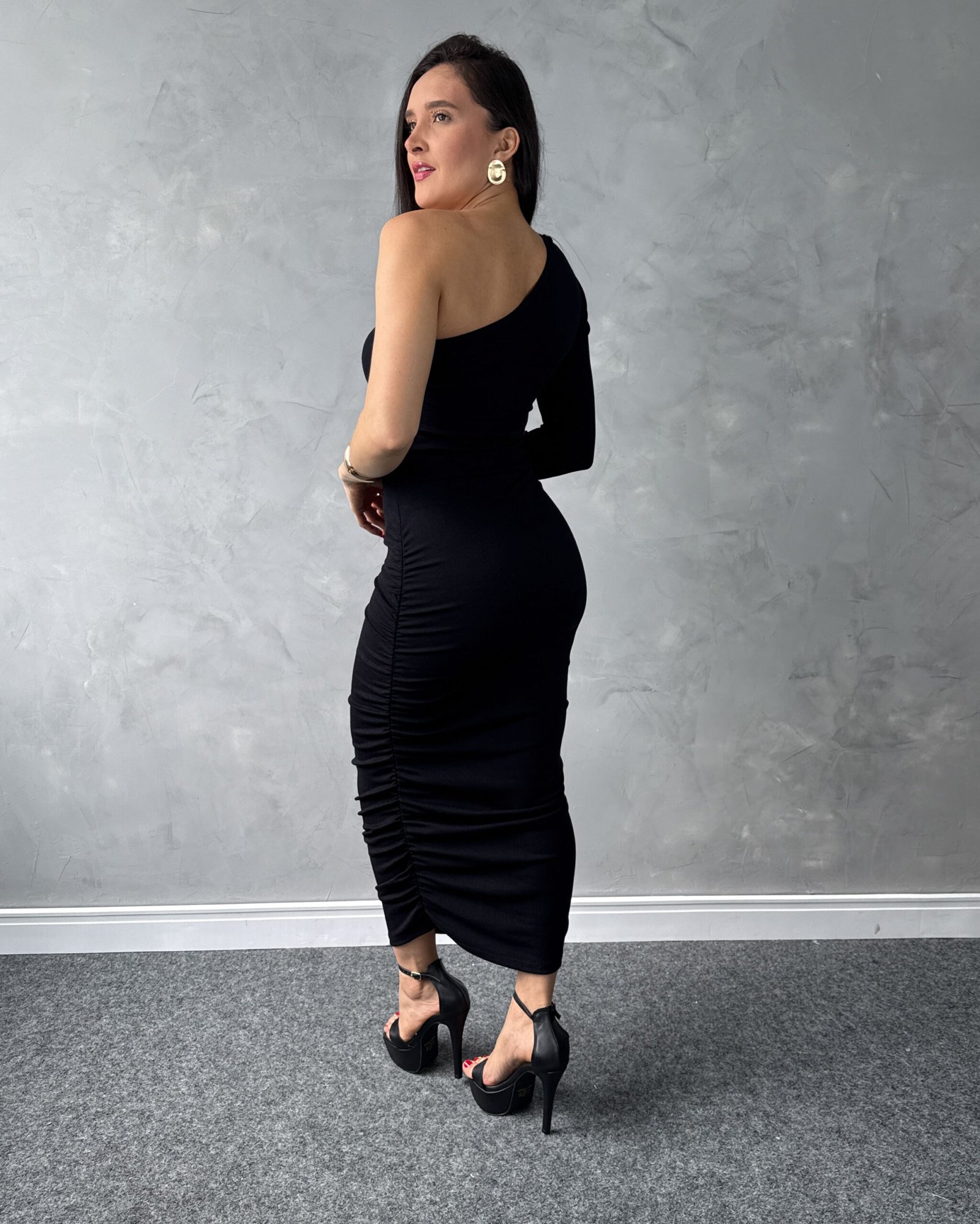 Vestido Longuete Nula Manga RIB - Imagem 2