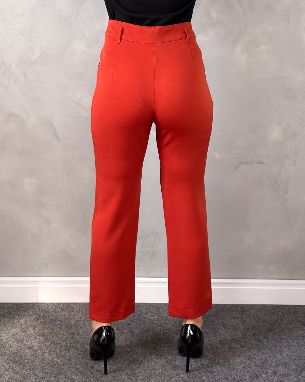 Calça de Alfaiataria Reta com Cintura Alta - Imagem 5