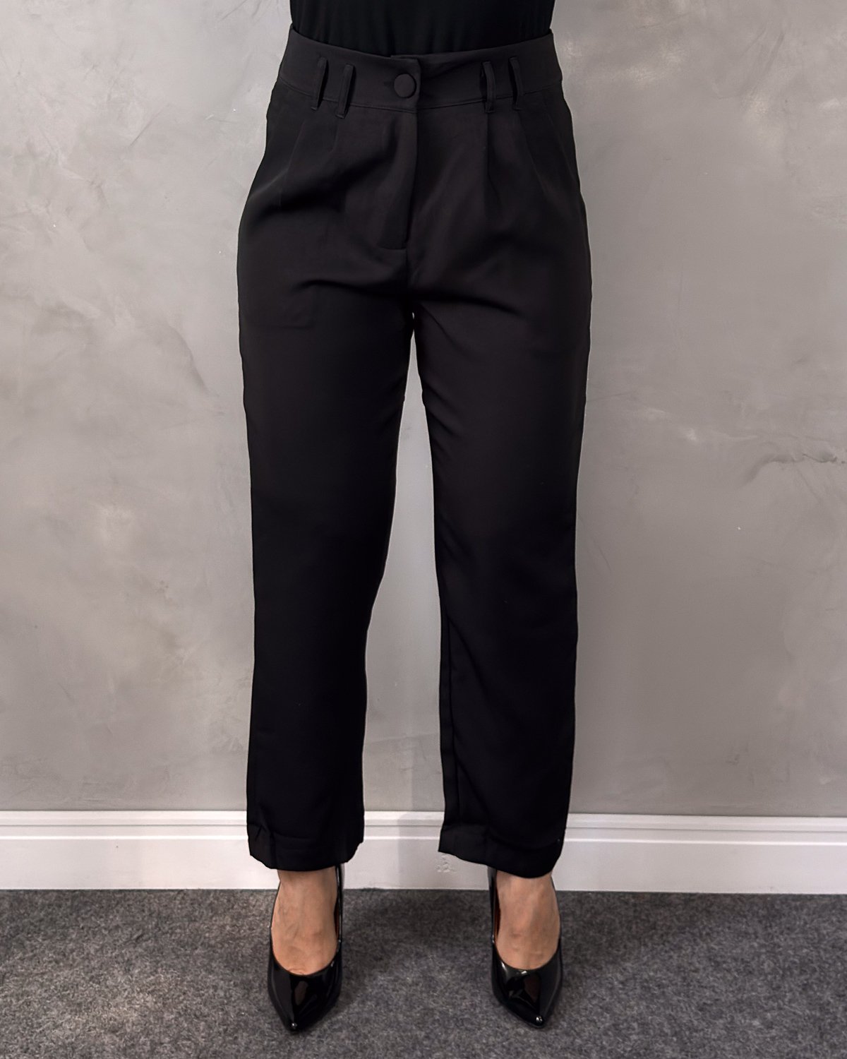 Calça de Alfaiataria Reta com Cintura Alta - Imagem 8