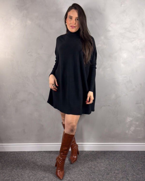 Mini Vest Max Manga Longa Gola Alta