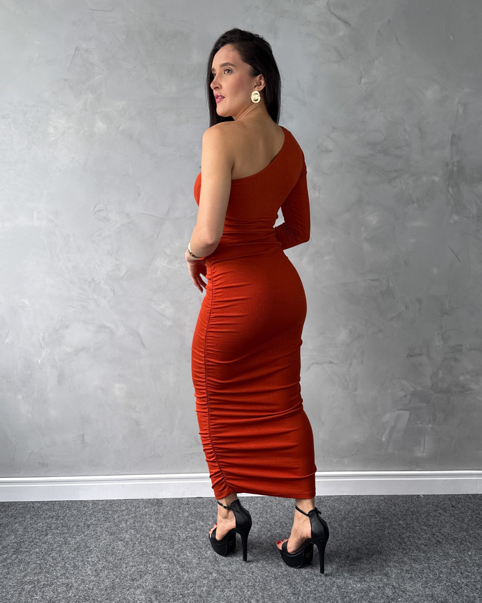 Vestido Longuete Nula Manga RIB - Imagem 7