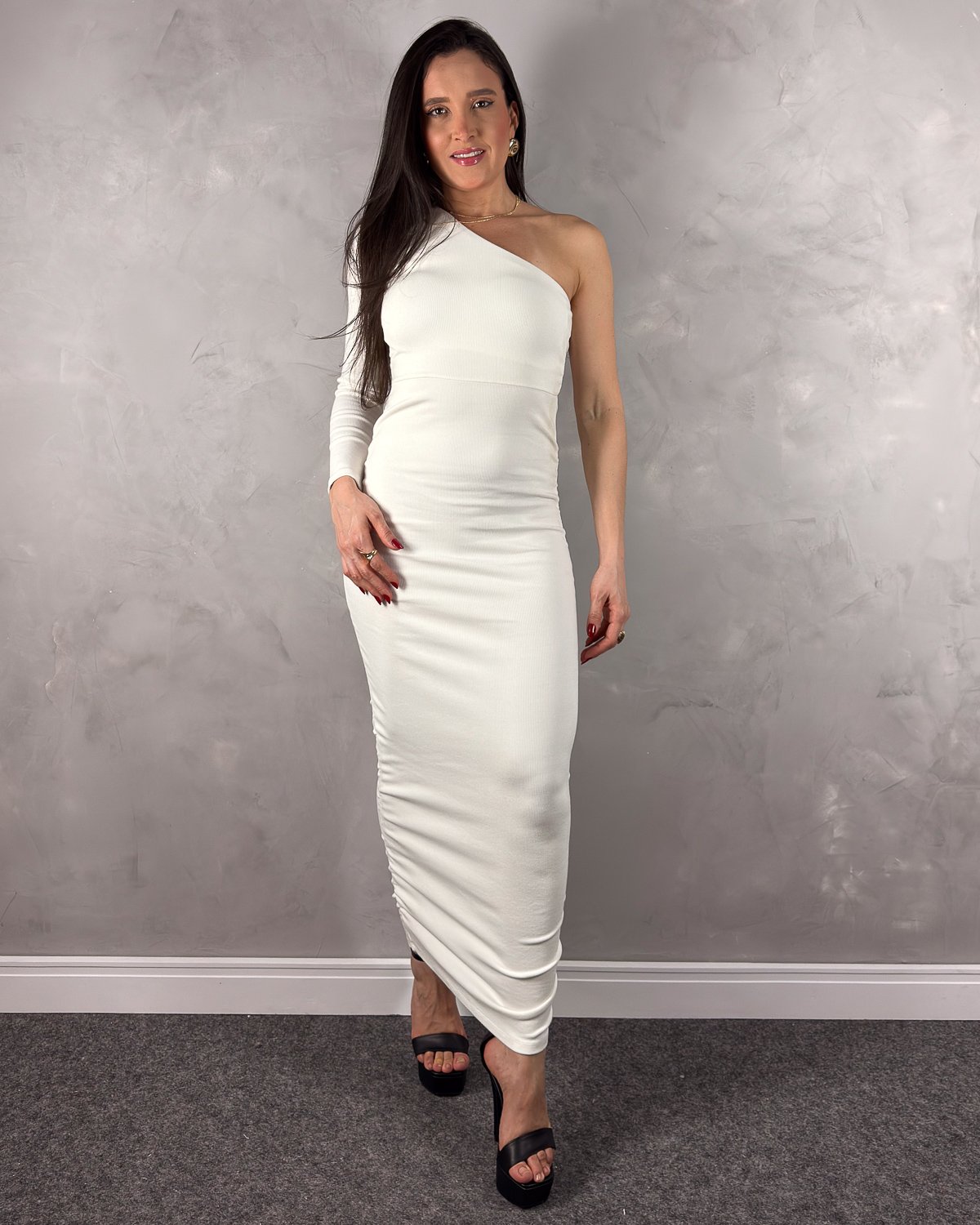 Vestido Longuete Nula Manga RIB - Imagem 5