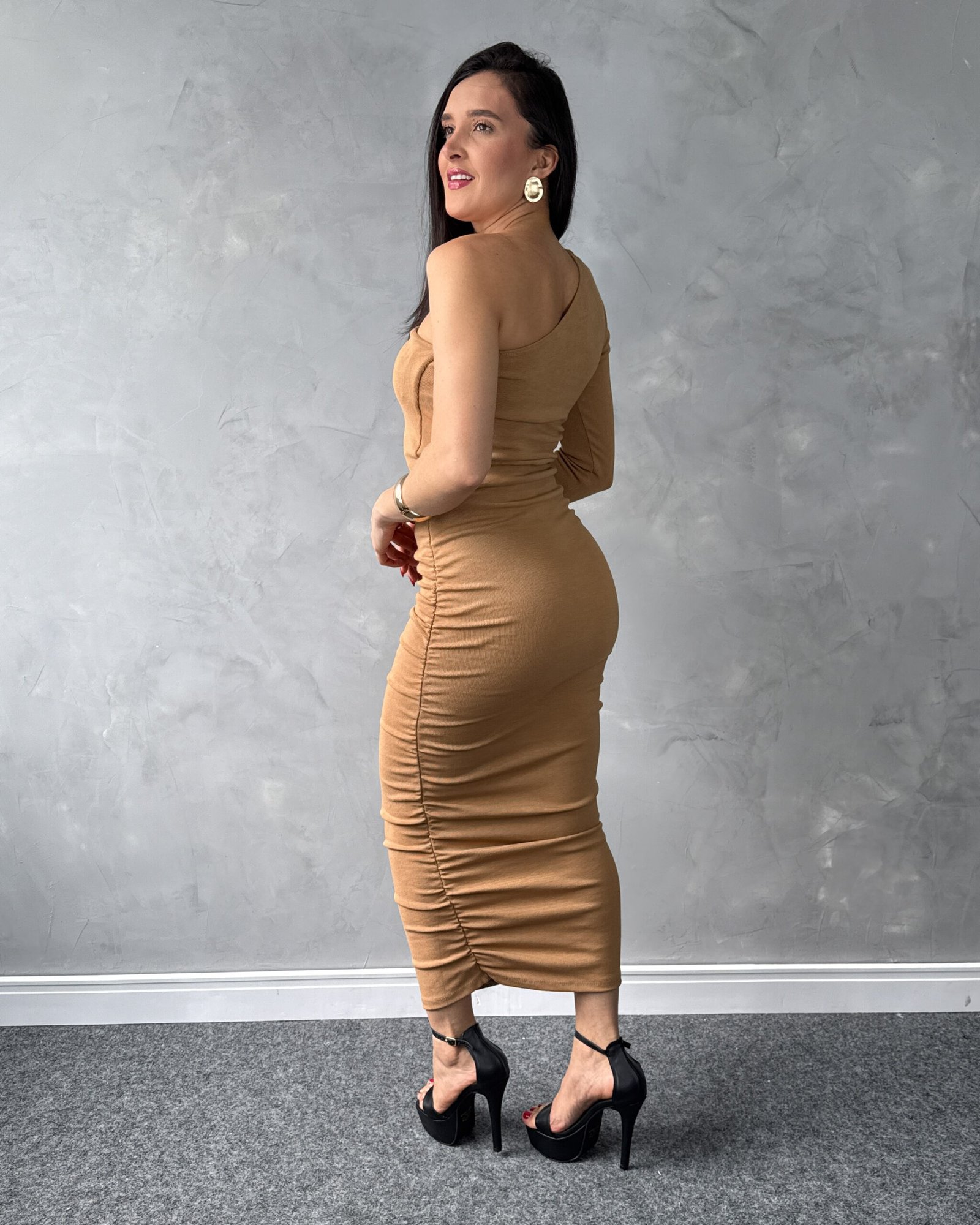 Vestido Longuete Nula Manga RIB - Imagem 4