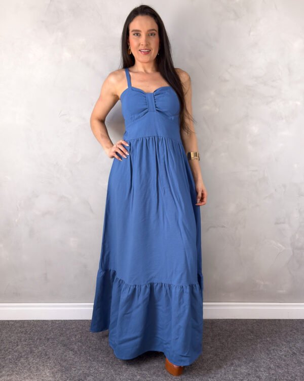Vestido Longo Alça Regulável