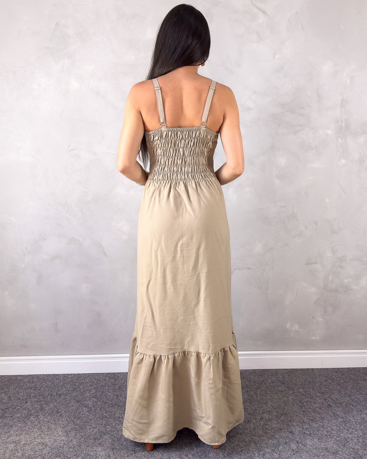 Vestido Longo Alça Regulável - Imagem 8